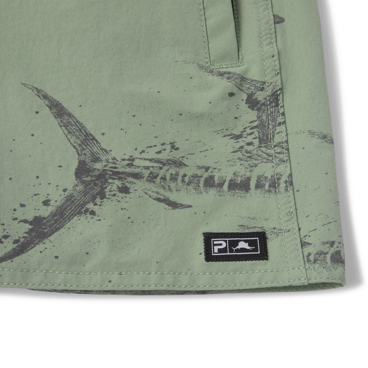Pelagic Trending | Ws Shorts - Ws Traverse Gyotaku
