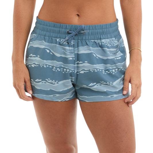 Pelagic Trusted | Ws Elastic Waist Lined Shorts - Ws Leiday