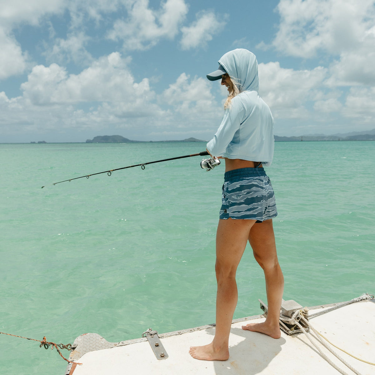 Pelagic Trusted | Ws Elastic Waist Lined Shorts - Ws Leiday