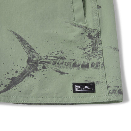 Pelagic Trending | Ws Shorts - Ws Traverse Gyotaku